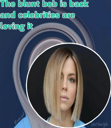 Blunt bob cut