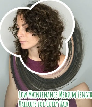 Layered haircuts for curly hair