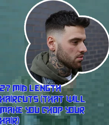 Mid hair cut