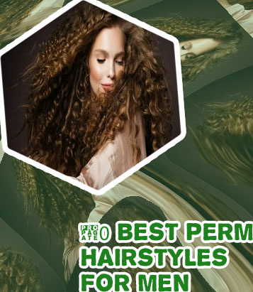 Permed long hairstyles
